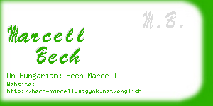 marcell bech business card